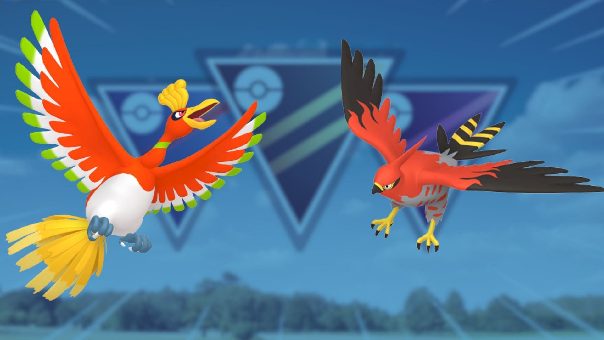 Ho-Oh and Talonflame. (Image via TPC)