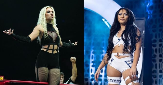 Julia Hart sends heartbreaking reaction after Skye Blue's scary injury on AEW show