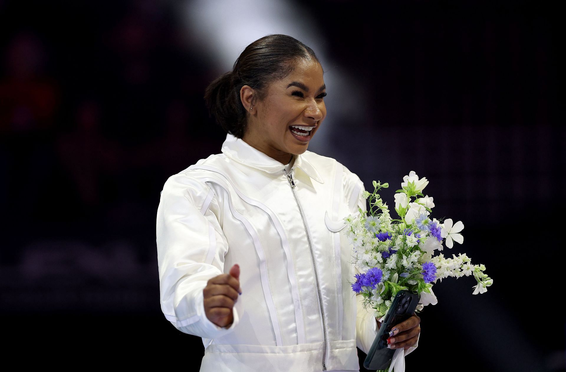 Jordan Chiles will aim to improve her record at individual events in this Olympics (IMAGE: GETTY)