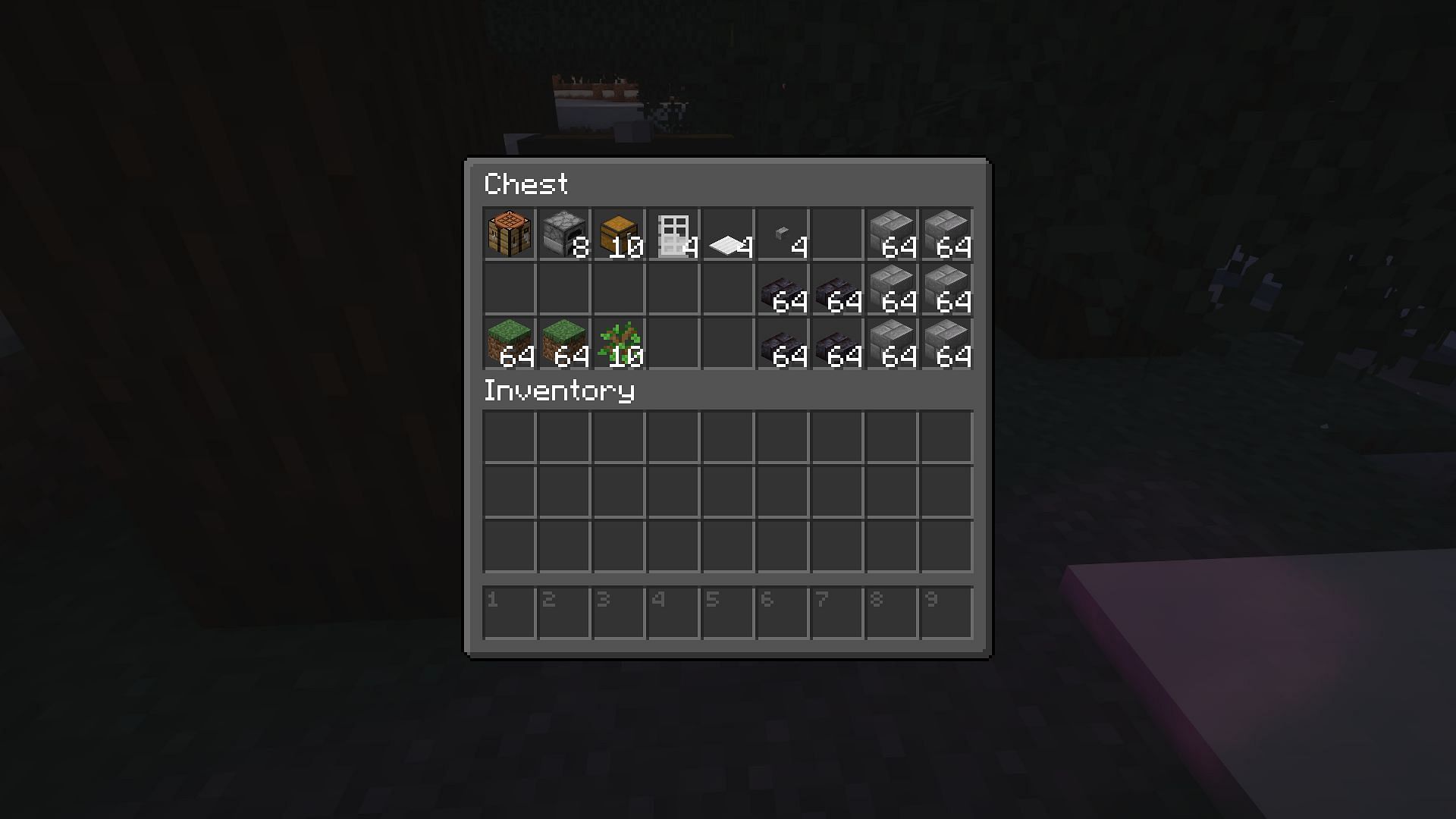 Collecting these materials now will save time in the long run (Image via Mojang)