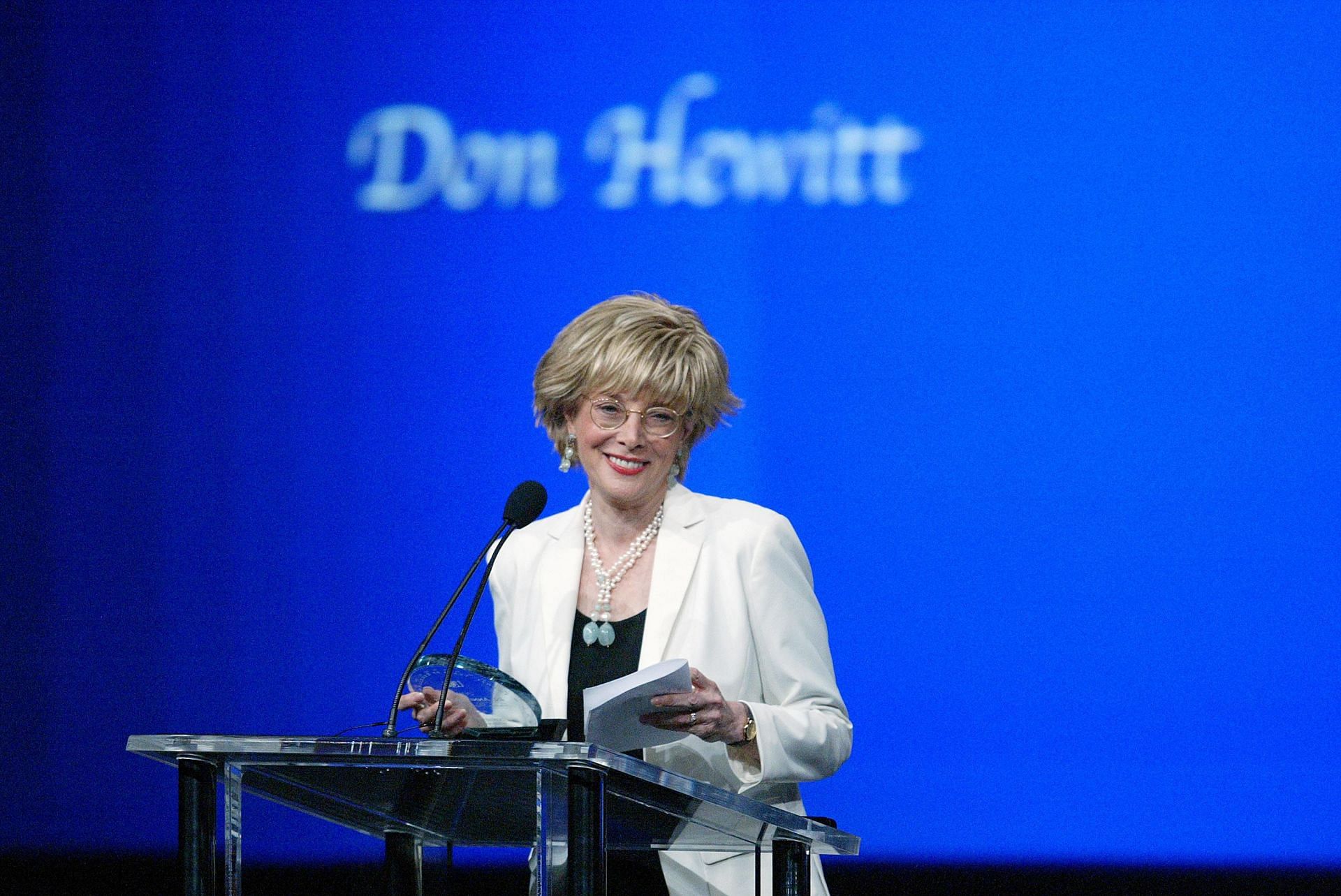 Lesley Stahl also appeared on the docuseries(Image via Getty)