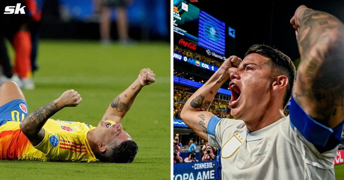 James Rodriguez and Co. are into the 2024 Copa America final. (Pic courtesy: jamesdrodriguez/x)