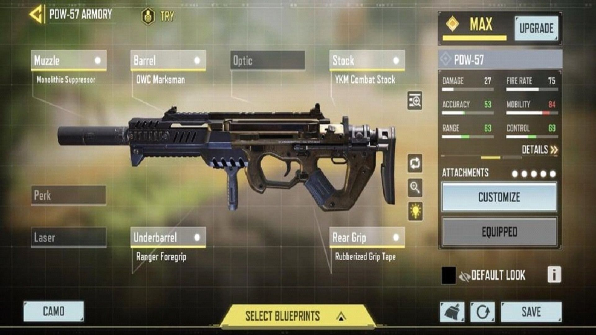 PDW-57 in COD Mobile (Image via Activision)