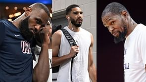 NBA podcaster subtly jabs at LeBron James & Kevin Durant’s minutes eclipsing Jayson Tatum’s on Team USA