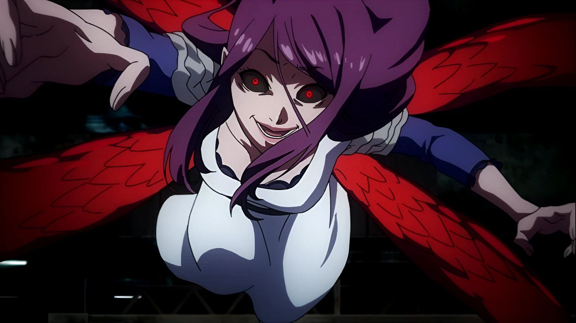 Rize Kamishiro as seen in the anime (Image via Studio Pierrot)