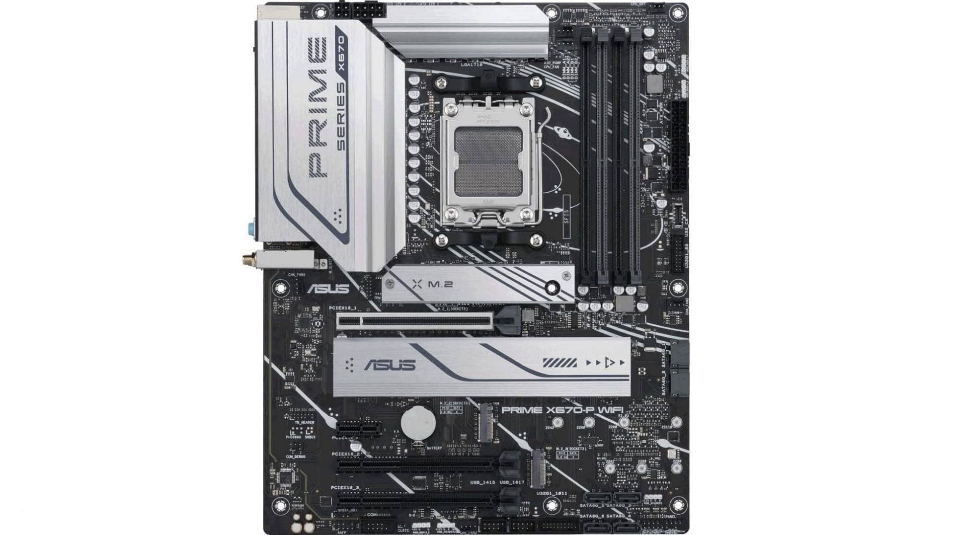 ASUS Prime X670-P motherboard (Image via ASUS)