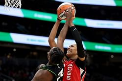 "Wilt Chamberlain of the WNBA"- Fans in awe of NBA2K25 cover star A'Ja Wilson after first ever 20-20 game