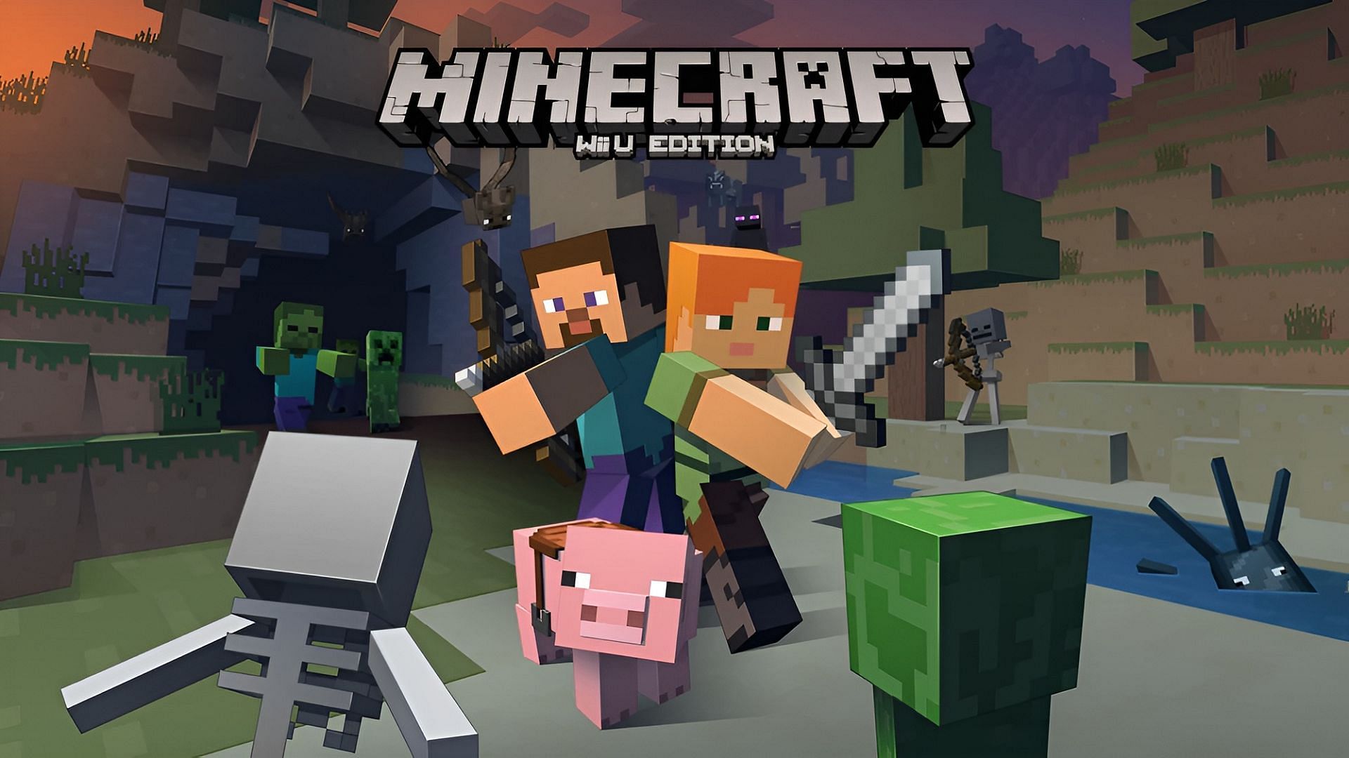 This key art is a bit grim, though maybe not as the previous listing (Image via Mojang)