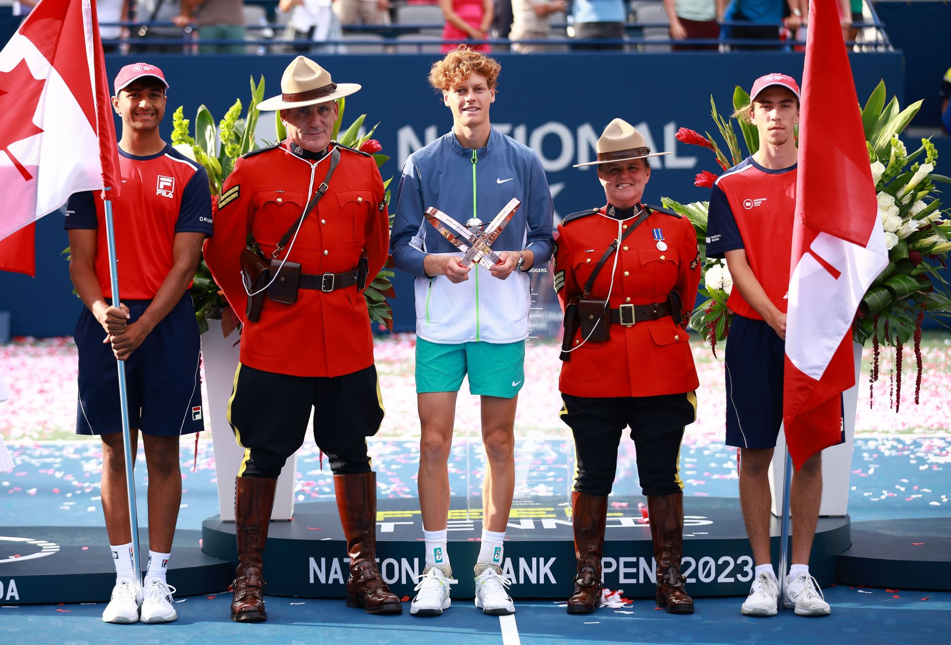 Jannik Sinner pictured at the 2023 Canadian Open - Source: Getty