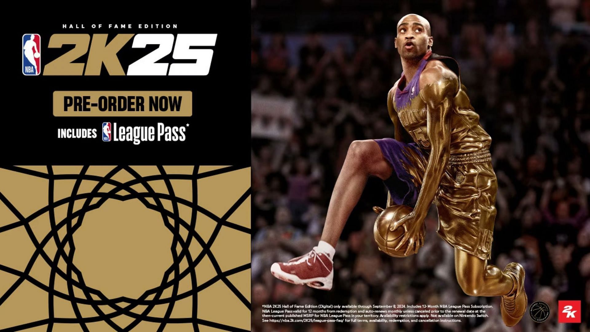 NBA 2K25 Hall of Fame Edition cover (Image via 2K Games)