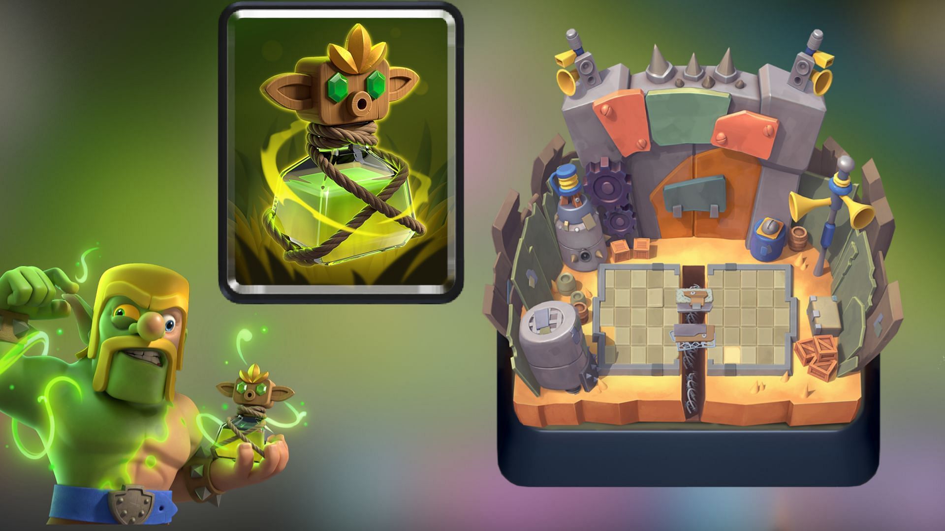 Goblin Curse spell in Clash Royale (Image via SuperCell)