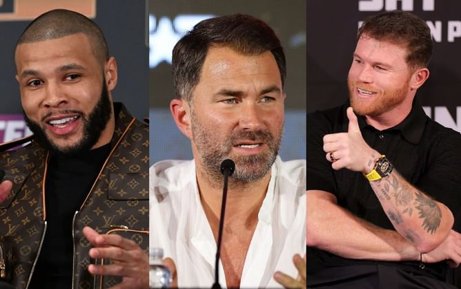 Eddie Hearn rubbishes Chris Eubank Jr.'s chances of landing mega-fight against Canelo Alvarez: "He knows he can't compete"