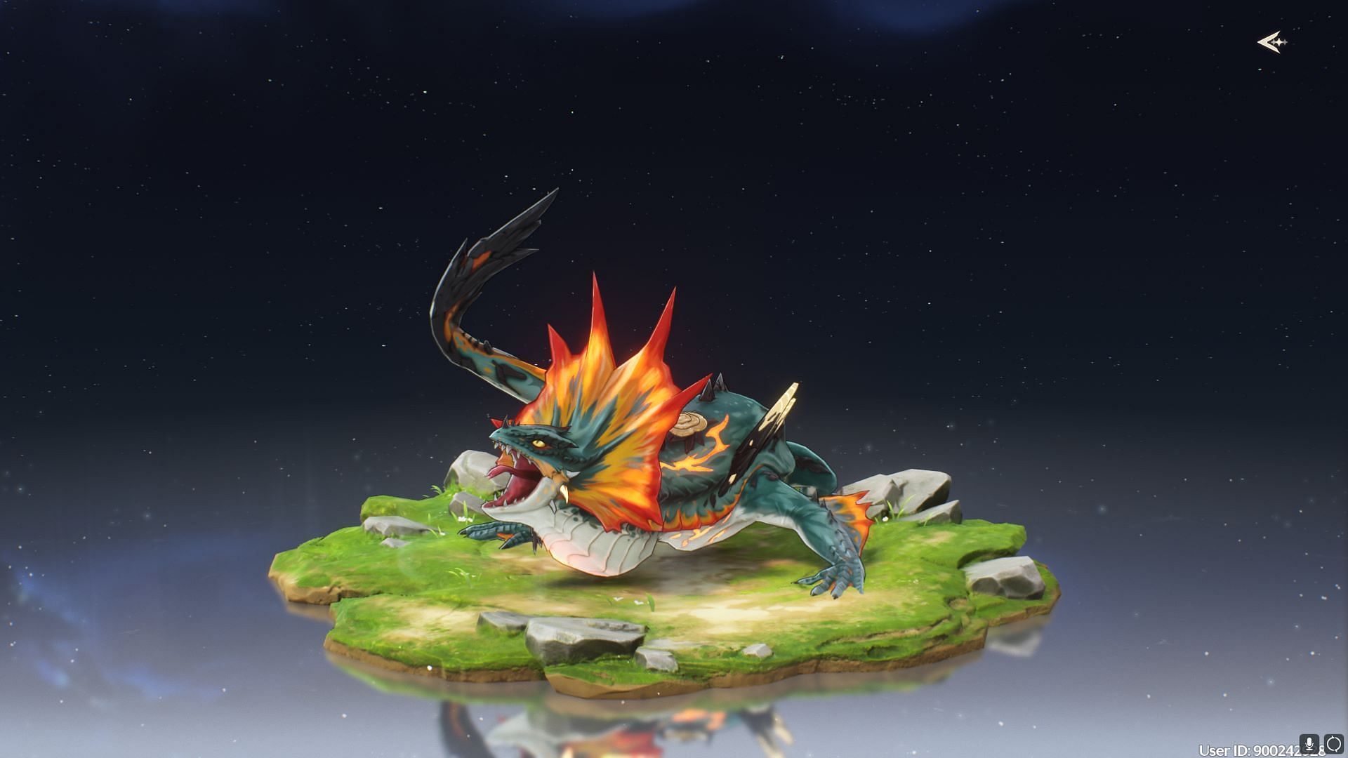 Viridblaze Saurian is a 3-cost Molten Rift Echo (Image via Kuro Games)