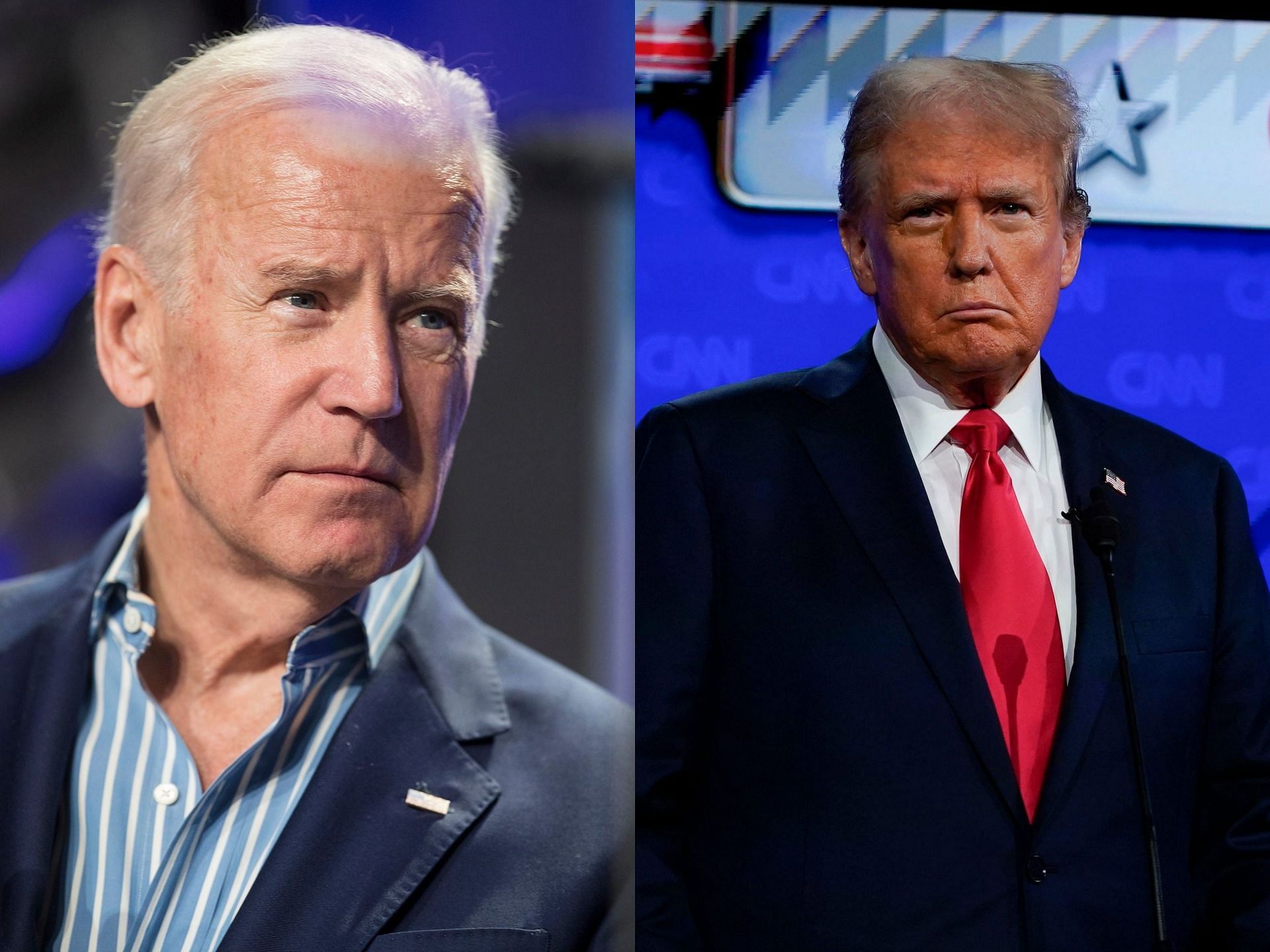 Joe Biden and Donald Trump (Image via USA Today Sports)