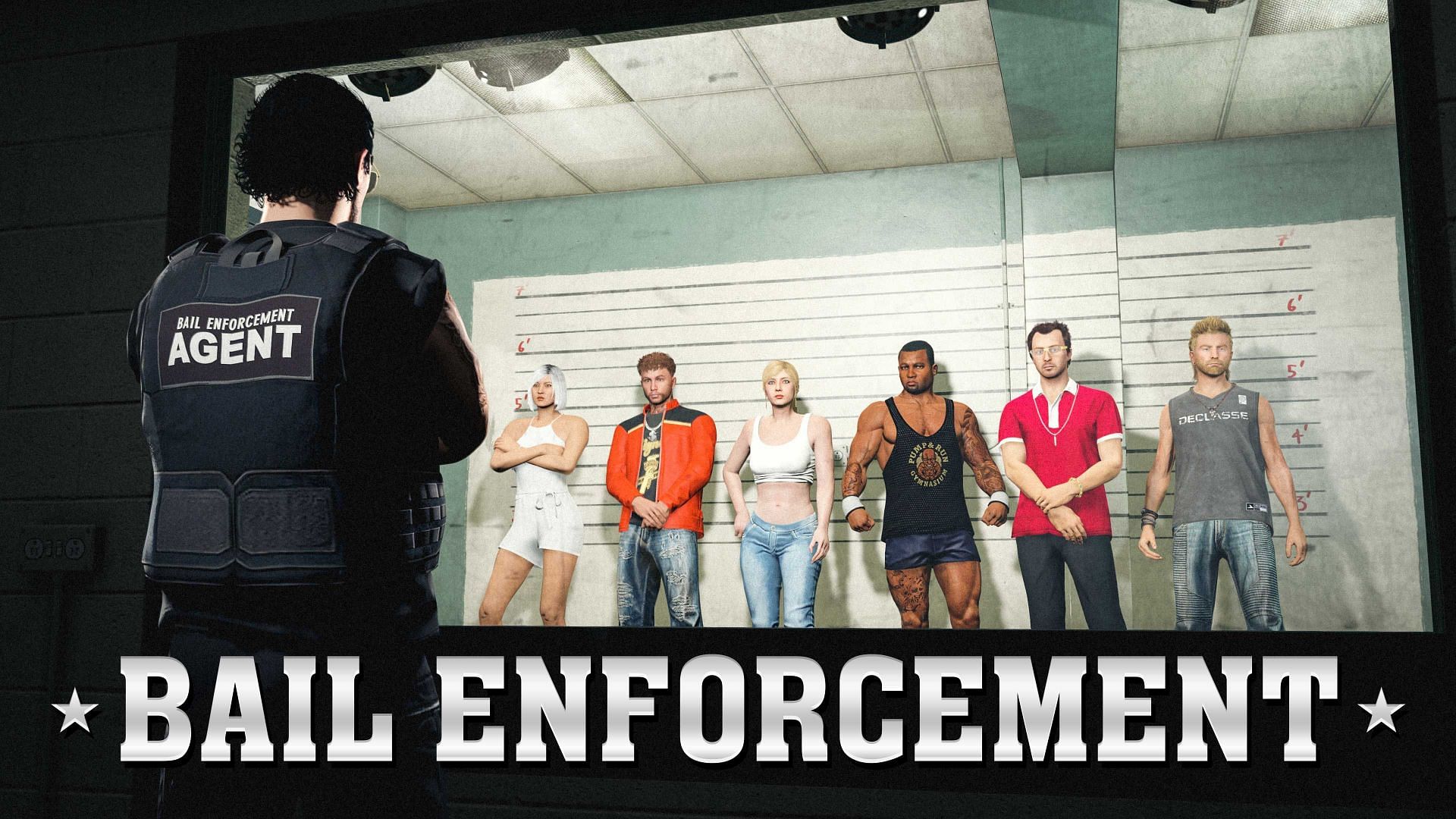 Official Bail Enforcement business artwork (Image via Rockstar Games)