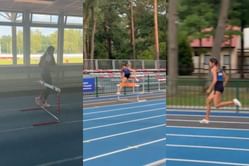 [Watch] Jyothi Yarraji trains hard in Poland ahead of Paris 2024 Olympics