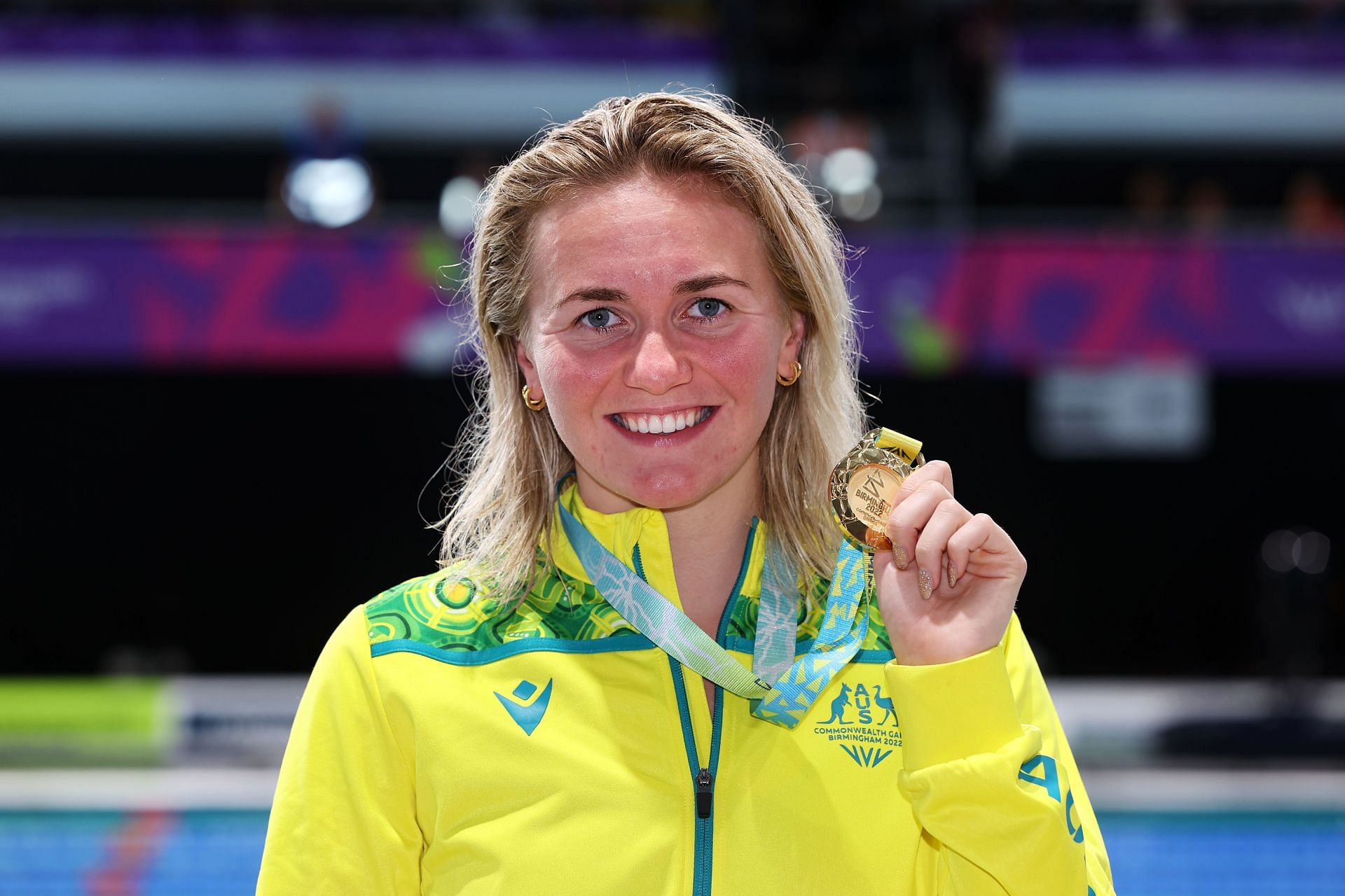 Ariarne Titmus at the Birmingham 2022 Commonwealth Games. (Photo by Mark Kolbe/Getty Images)