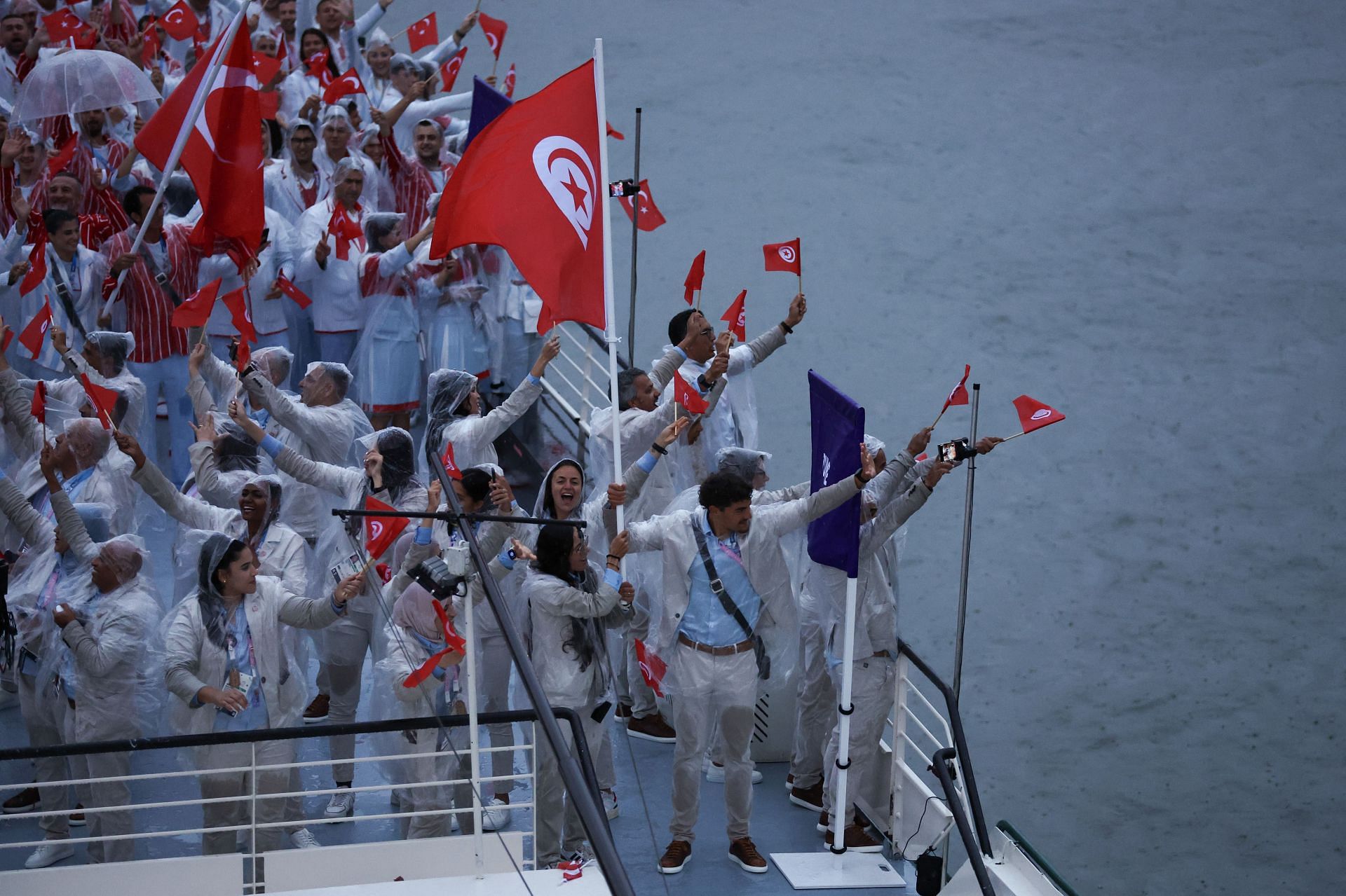 Turkey at the Parade of Nations during the Paris Olympics [Image Source: Getty]