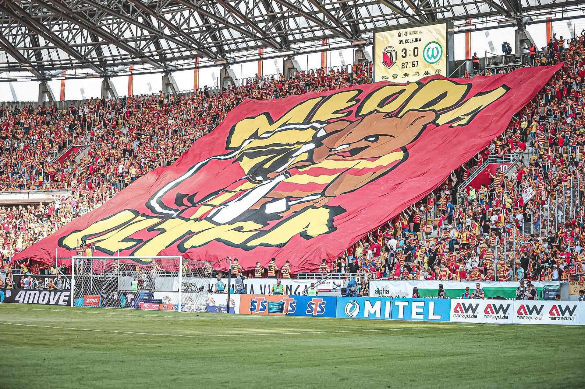 Jagellonia host Panevezys on Wednesday. Credit: @Jagiellonia1920 Twitter 