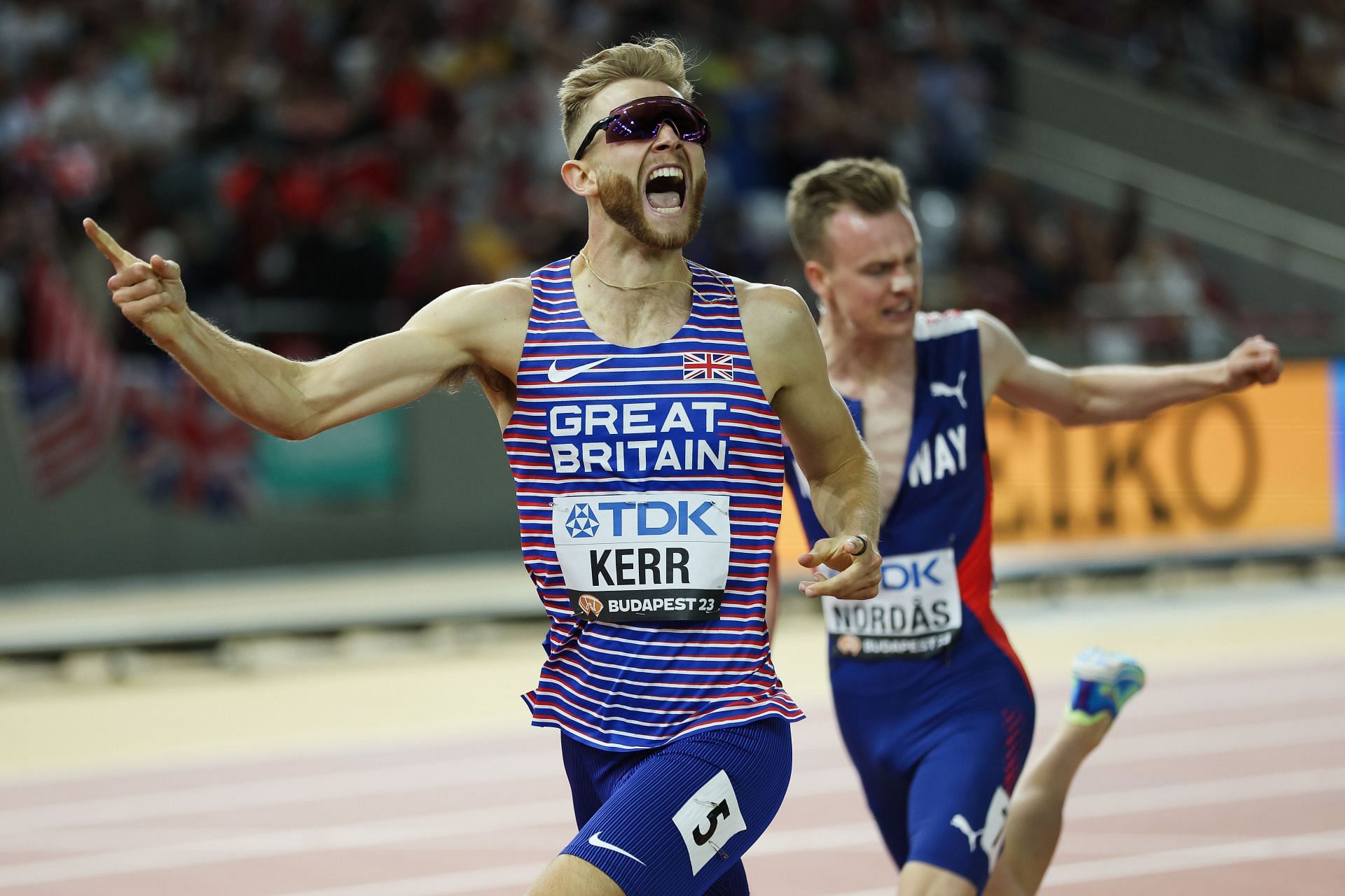 Josh Kerr at the World Athletics Championships Budapest 2023 (Source: Getty Images)