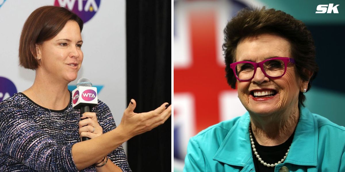 Lindsay Davenport (L) and Billie Jean King (R) (Source: Getty Images)