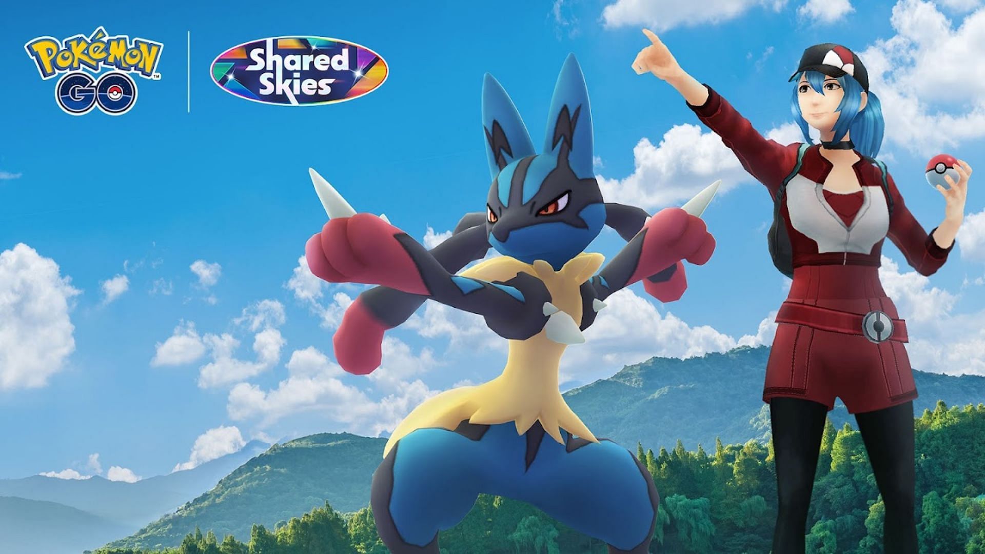 Pokemon GO Mega Lucario poster (Image via TPC)