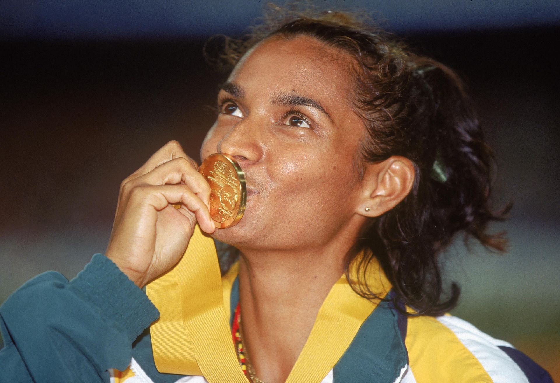 Who was the first Aboriginal athlete to win a gold medal at the Olympics?