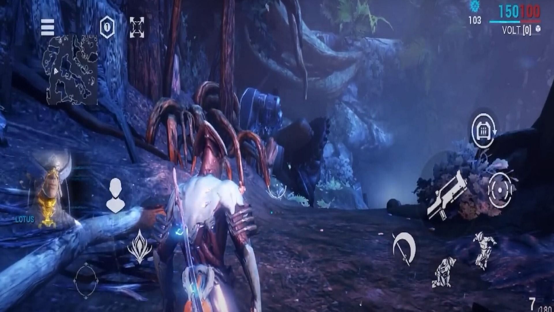 In-game screenshot of Warframe Mobile (Image via Digital Extremes)