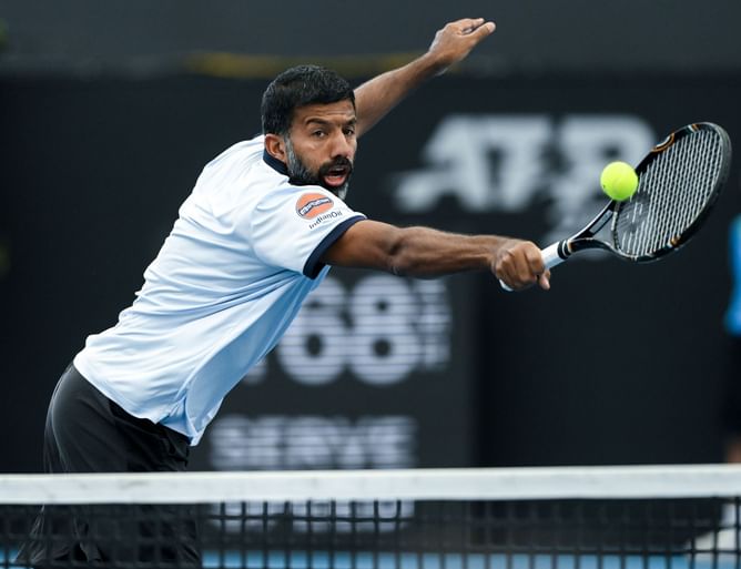Who is Rohan Bopanna's partner in men's doubles at the Paris Olympics 2024?