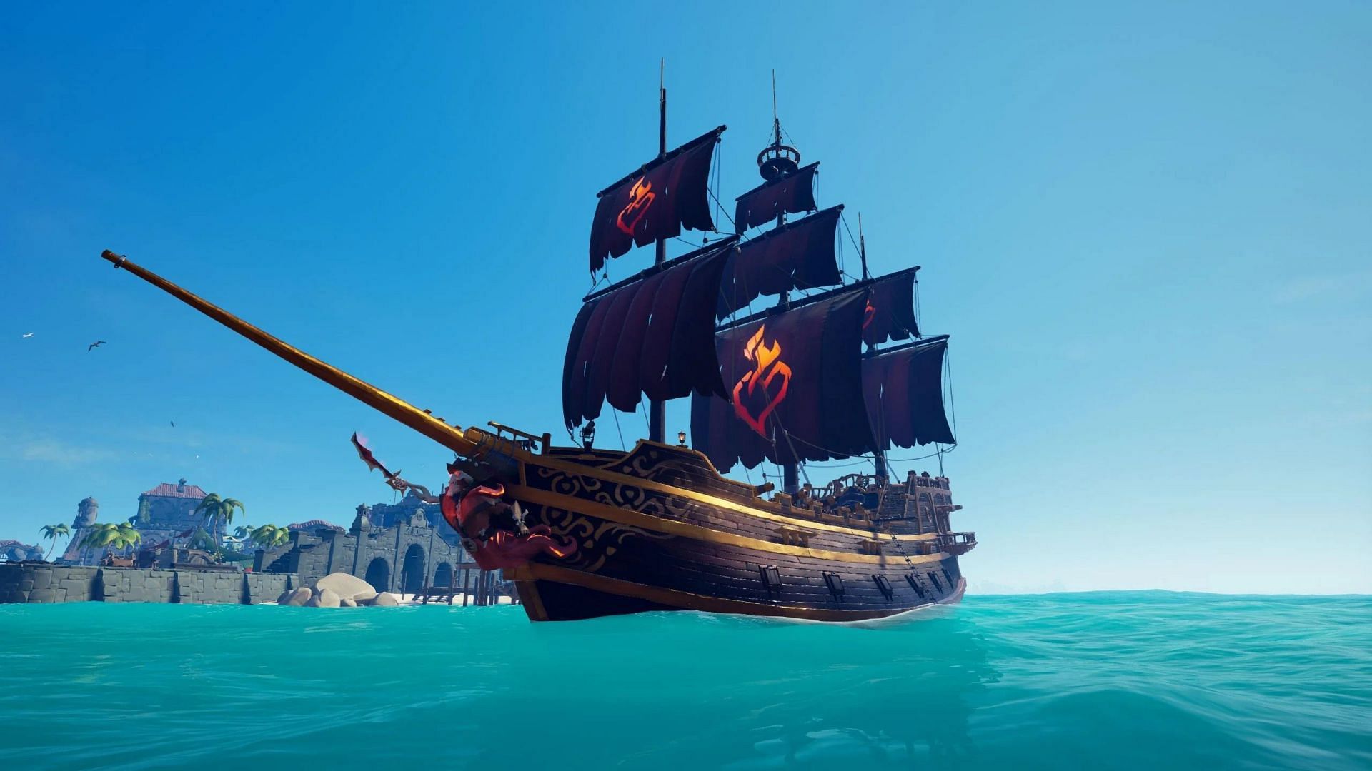 Burning Blade in Sea of Thieves