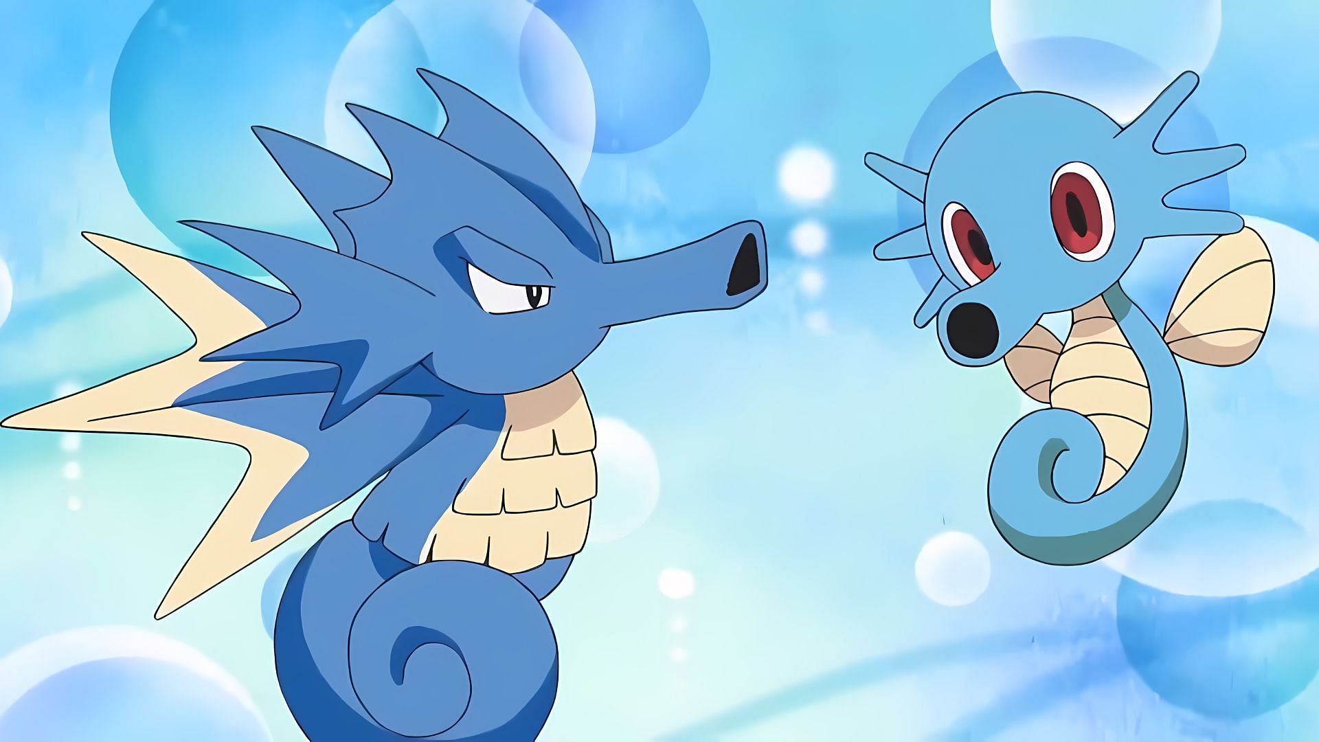 Horsea and Kingdra (Image via The Pokemon Company)