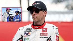 “It’s very, very possible”- Denny Hamlin confident of beating Kyle Larson & Chase Elliott to this season’s NASCAR regular season championship