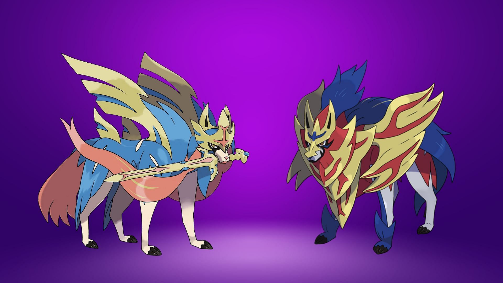 Crowned Sword Zacian and Crowned Shield Zamazenta (Image via TPC)