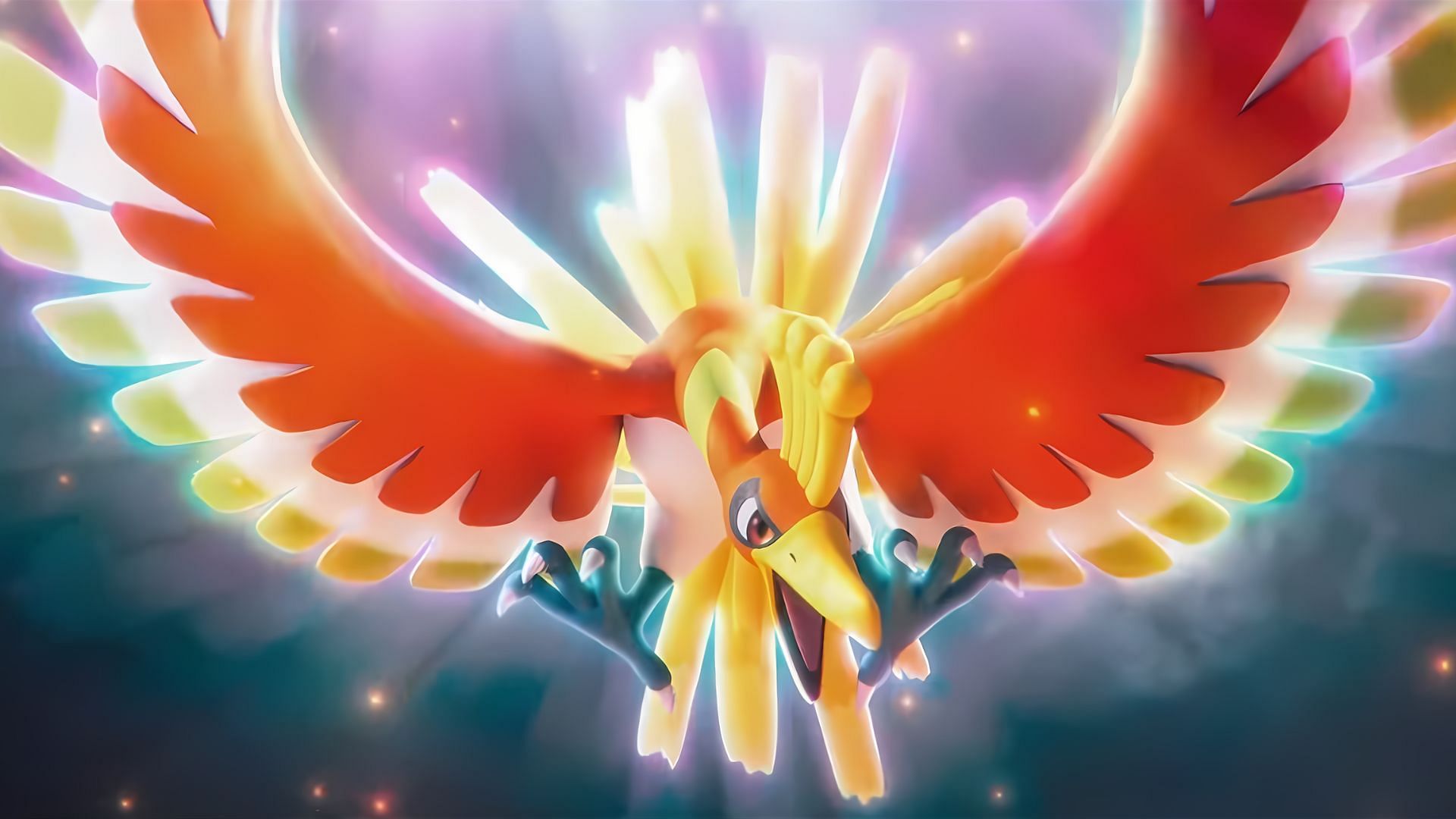 The newest EX license introduced in the game: Ho-Oh (Image via The Pokemon Company)