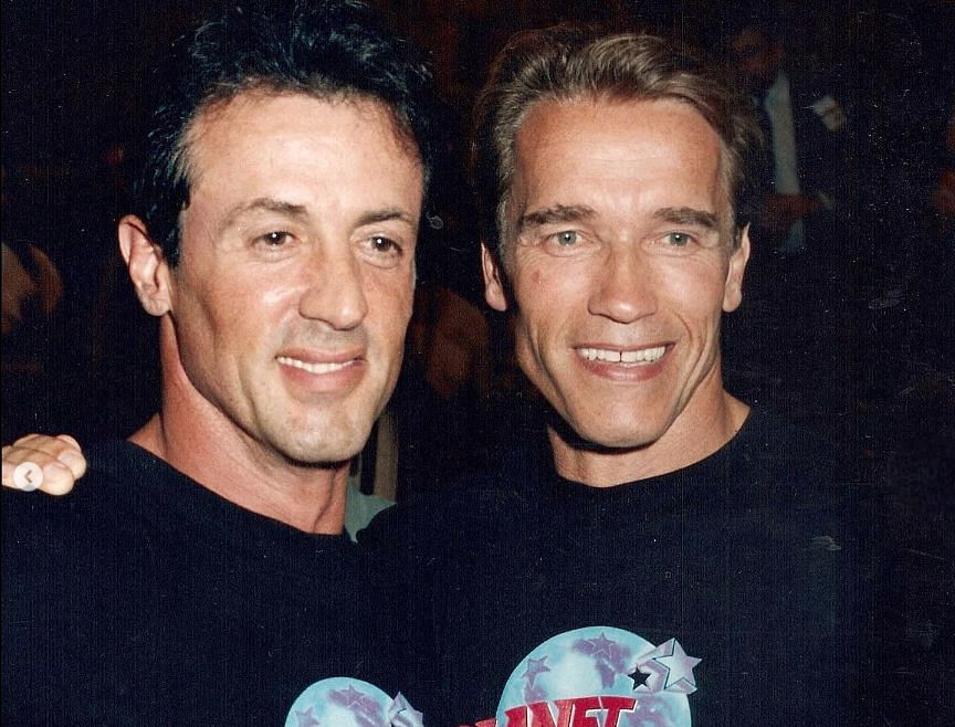 Arnold Schwarzenegger and Sylvester Stallone