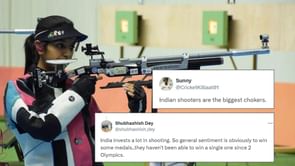 "Indian shooters are biggest chokers" - Fans react to Indian shooters dismal performance on Day 1 of Paris Olympics 2024