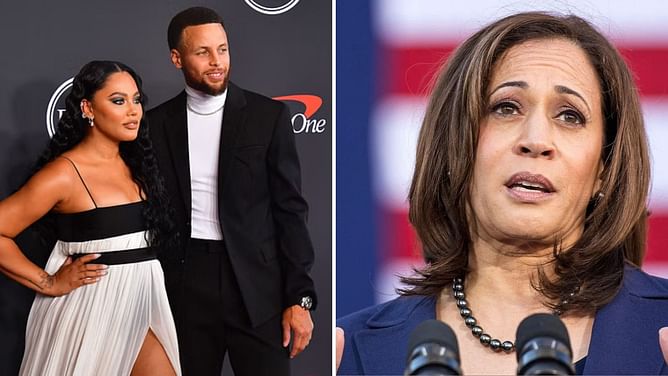 After Steph Curry endorses Kamala Harris, wife Ayesha Curry shares viral video of VP's chat with Obamas