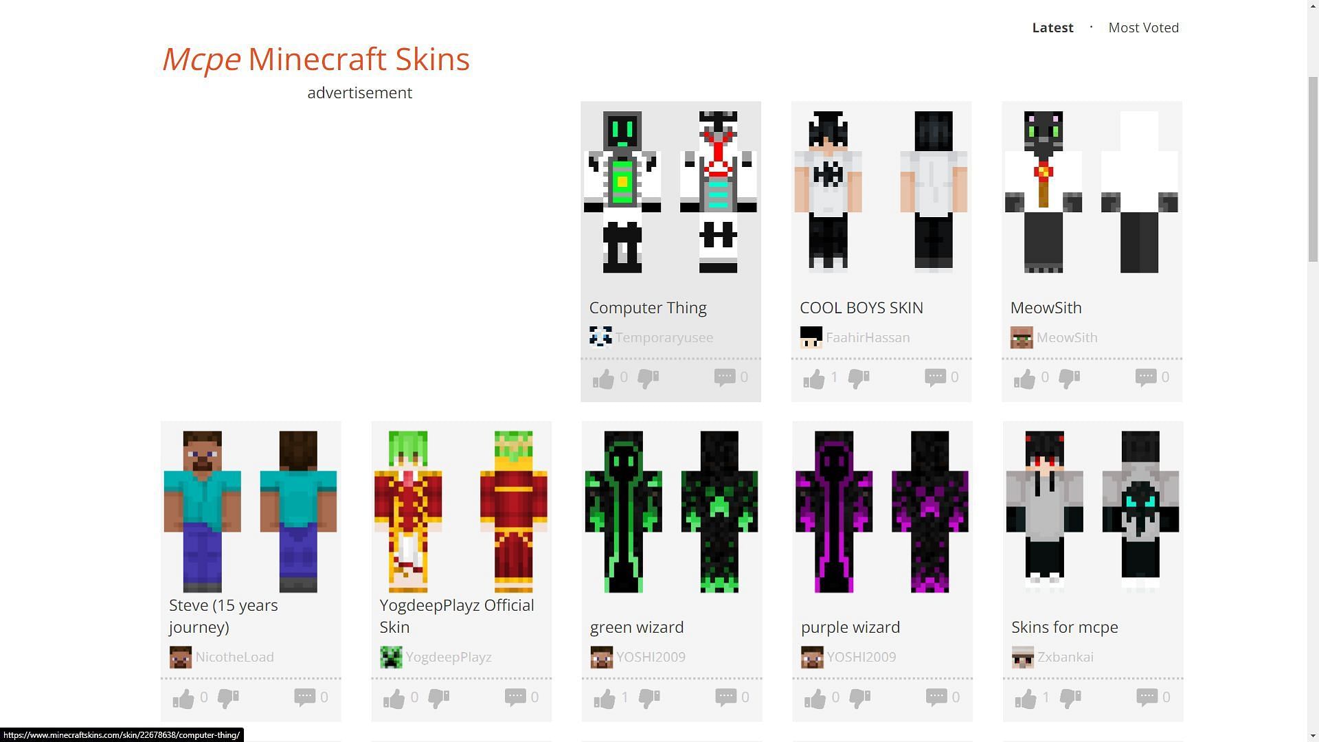 How to import skins to Minecraft PE