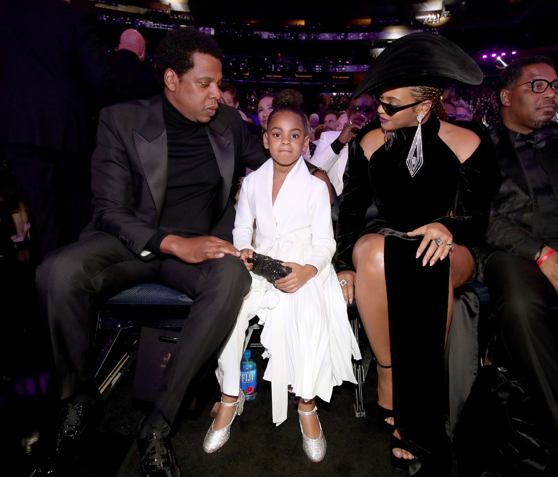 Jay-Z, Blue Ivy Carter and Beyonc&eacute; (Photo by Christopher Polk/Getty Images for NARAS)