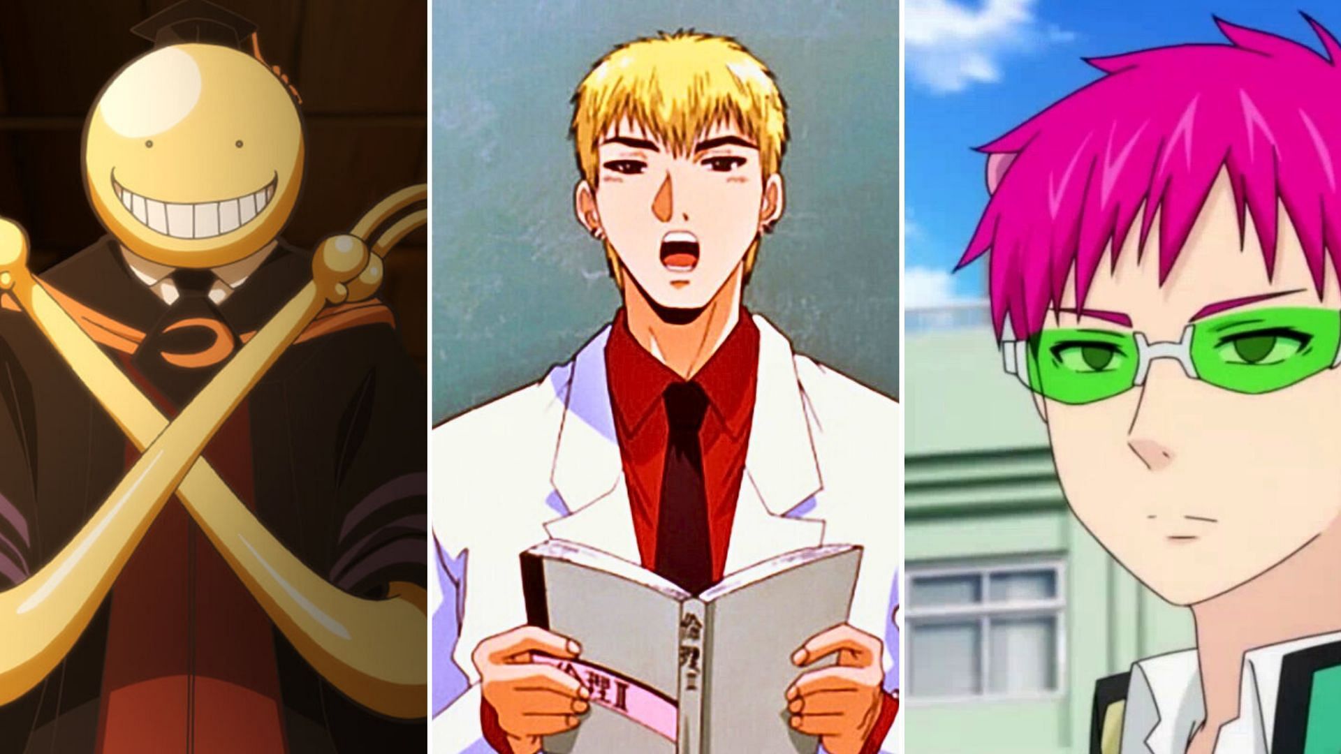 Assassination Classroom, Great Teacher Onizuka, The Disastrous Life of Saiki K.