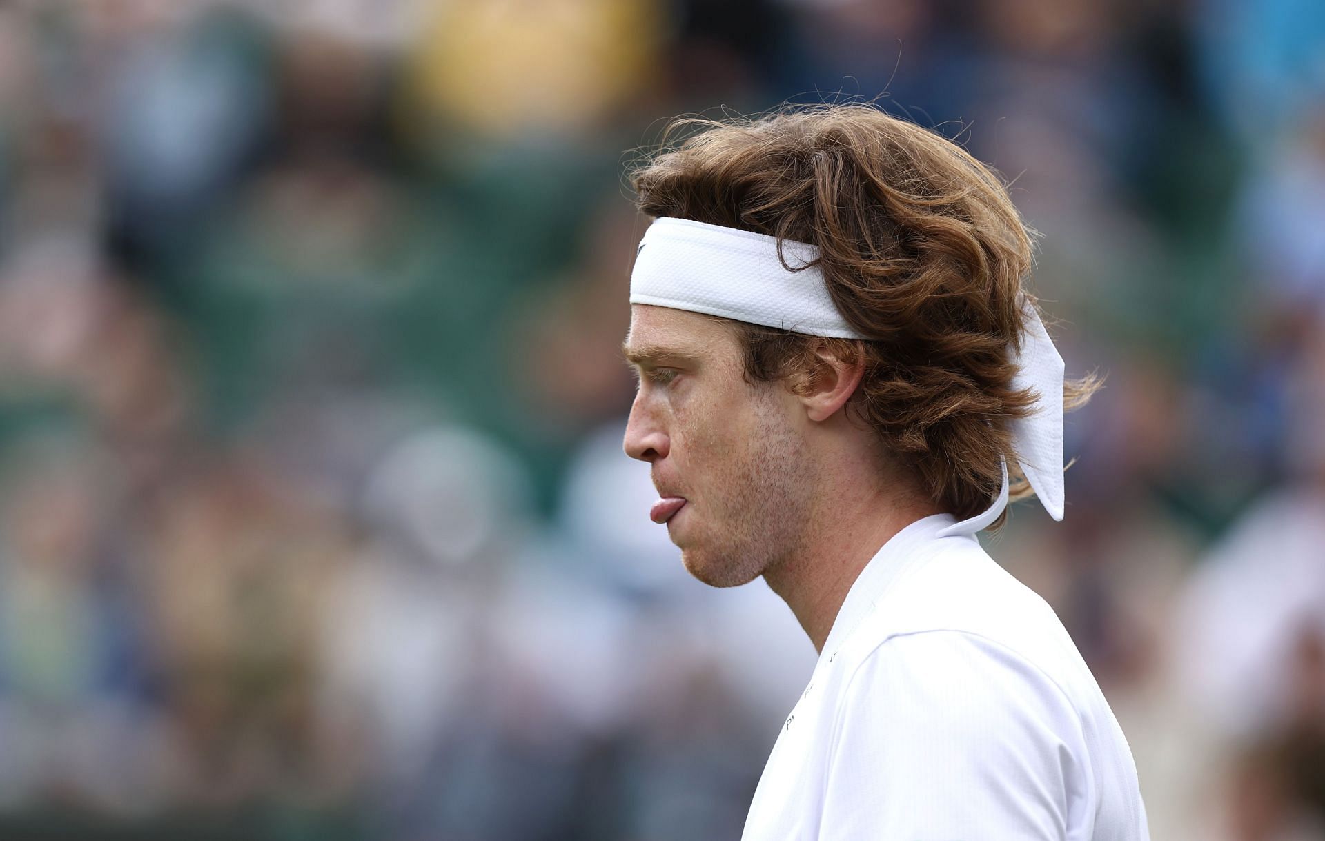 Andrey Rublev at the 2024 Wimbledon Championships (Picture: Getty)