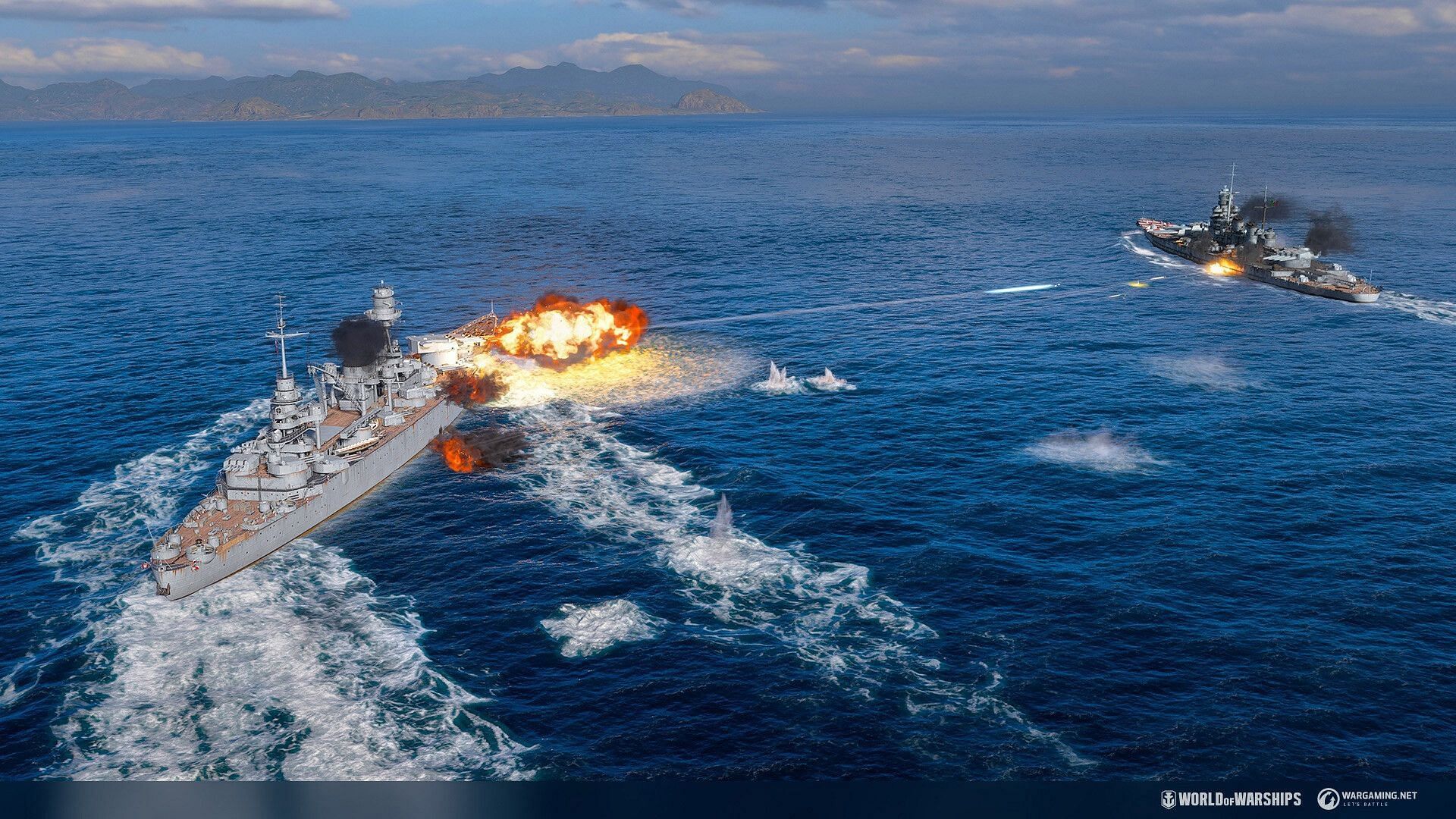 A still from World of Warship (Image via Wargaming.net)