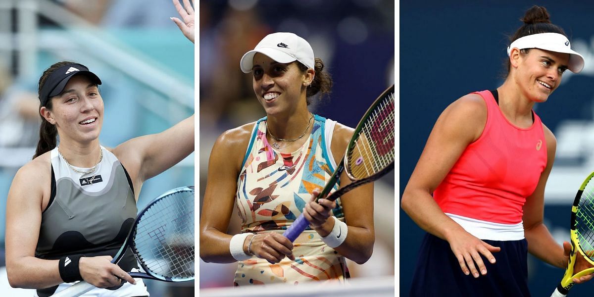 Madison Keys and Jessica Pegula and Jenifer Brady