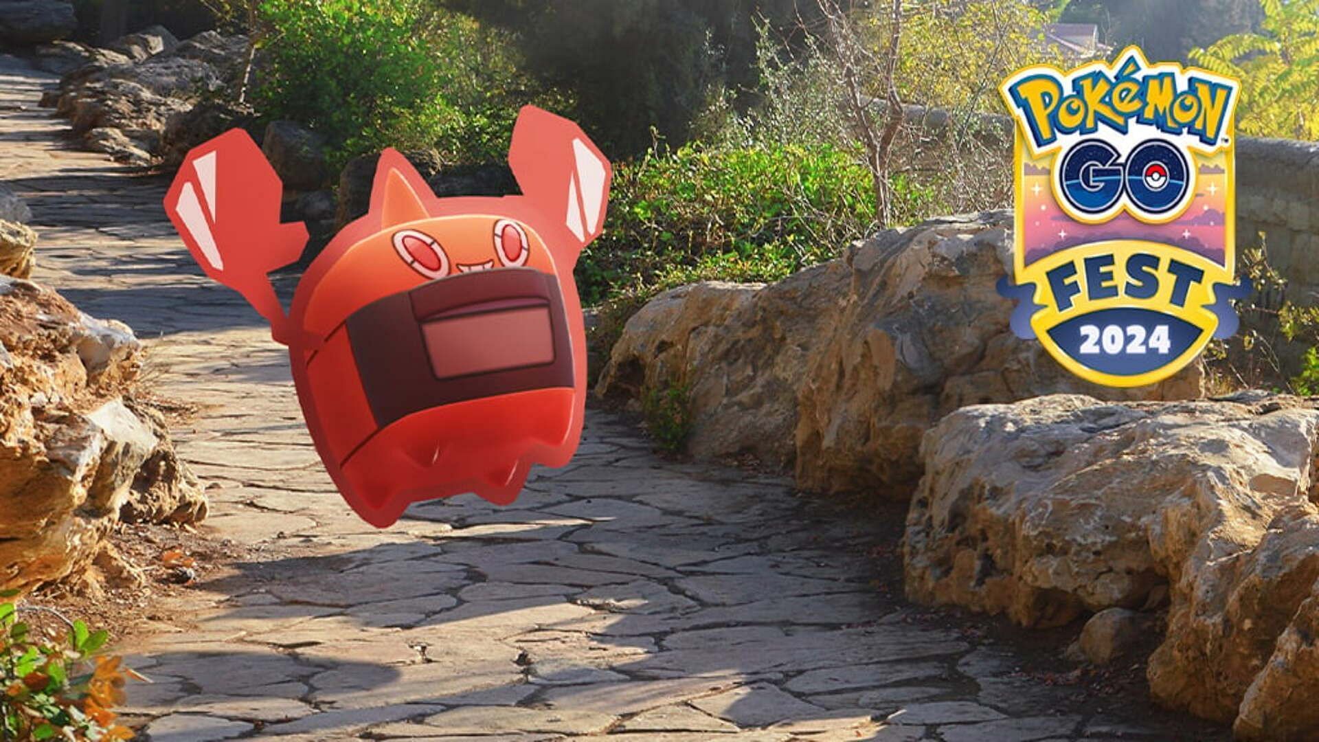 Heat Rotom can be seen in Photobomb encounters (Image via Niantic)