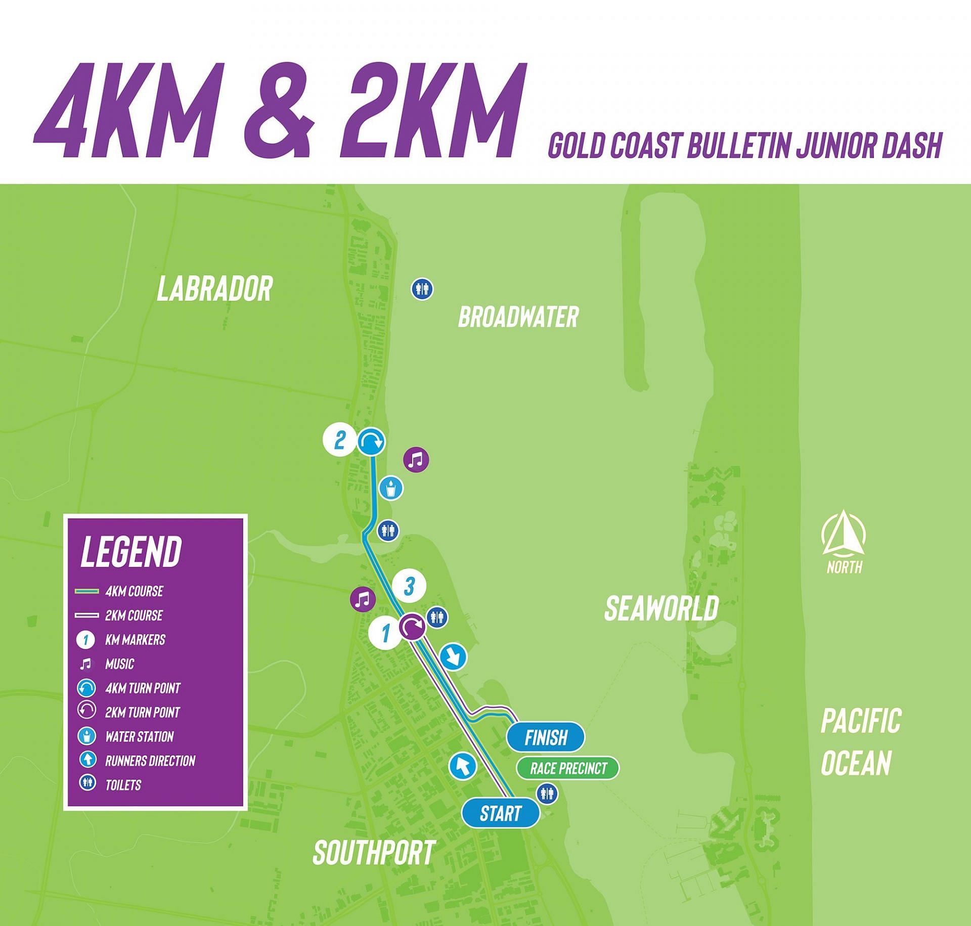 Gold Coast Bulletin 4km &amp; 2km Junior Dash (Image Credits: goldcoastmarathon.com)