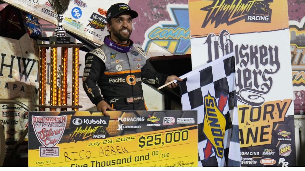 Rico Abreu wins at Lernerville Speedway (Image Source: X/@Rico_Abreu)