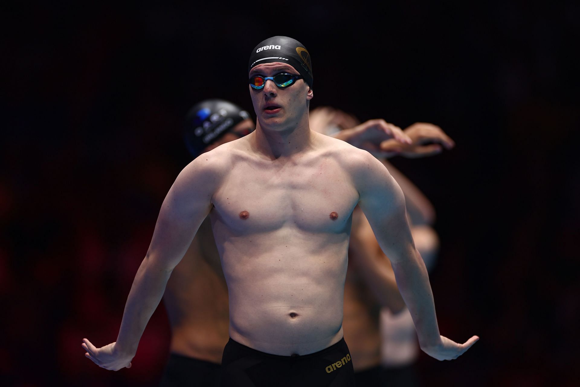 Thomas Heilman at 2024 U.S. Olympic Team Swimming Trials (Photo by Sarah Stier/Getty Images)