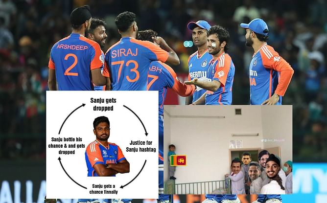 "Sanju bought GOLDen duck for INDIA"- Top 10 funny memes from 2nd IND vs SL T20I
