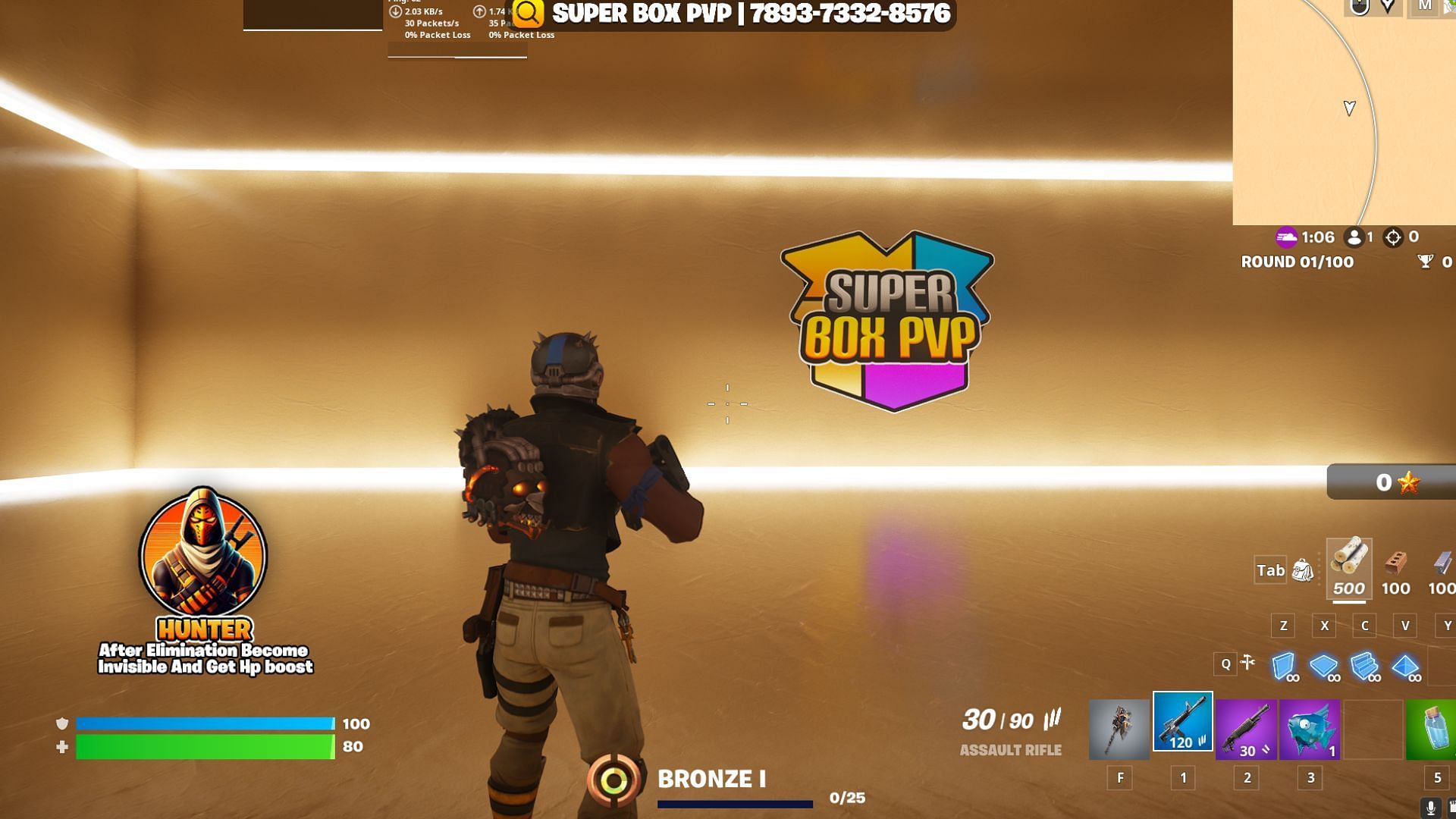 Fortnite Super Box PVP: UEFN map code and how to play