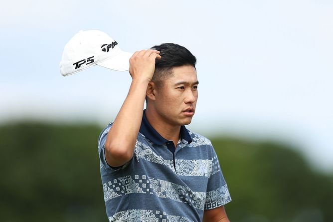 Collin Morikawa cracks a joke about taking left-handed shots at Genesis Scottish Open after facing heat for it